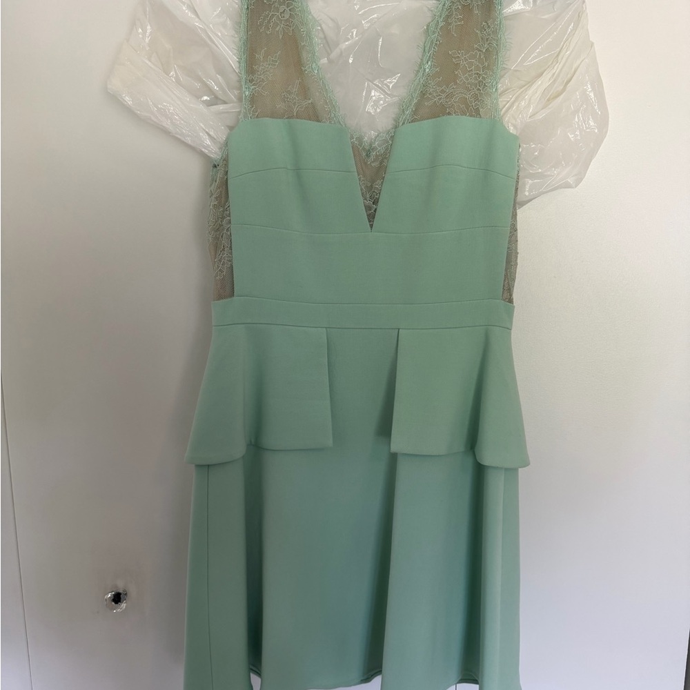 BCBGMaxAzria Mint Green Mini Dress